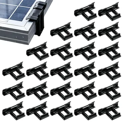 Wasserablaufclips für Solarmodule, 30 mm, 24 Stück, Kunststoff