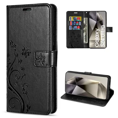 Produktbild von Hülle für Samsung Galaxy S24 Ultra Handyhülle Handy Tasche Wallet Case Flipcover