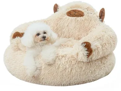 Immagine prodotto di Cuccia ortopedica per cani, 69x69x36 cm, lavabile, per cani di piccola taglia