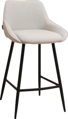 Imagen del producto de Eda 2R, taburete, estructura negra, tapizado gris (02)