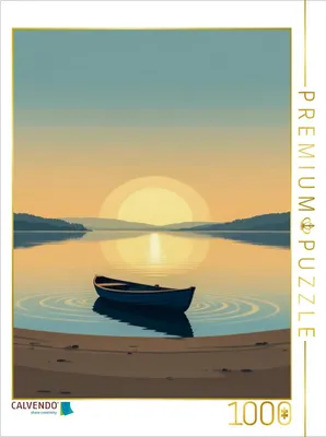 Produktbild von CALVENDO Puzzle Ruhe auf dem offenen Wasser | 1000 Teile Lege-Größe 64x48cm Foto-Puzzle für glückliche Stunden