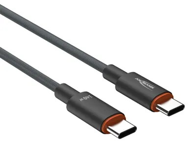 Produktbild von ANSMANN Ladekabel 60 cm USB Typ C mit bis zu 140 W Leistung