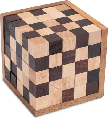Produktbild von Schach-Würfel 125 - 3D Cube XL - 3D Puzzle - Knobelspiel mit 25 Bausteinen