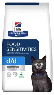 Produktbild von Getränke für ausgewachsene Katzen, verschreibungspflichtige Diätfuttermittel, D/D-Nahrungsmittelunverträglichkeiten - Hill's