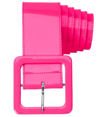 Immagine prodotto di Cintura in vinile rosa neon - Carnevale - Festa 112 cm