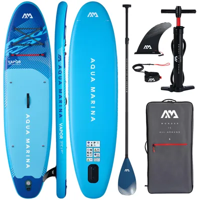Zdjęcie produktu dla Nadmuchiwana deska SUP 315 cm Aqua Marina Vapor 10'4 2026 – zestaw wiosła karbonowego do 140 kg