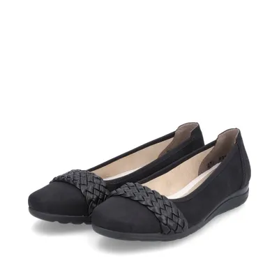 Produktbild von Rieker Damen Ballerina schwarz, Damen:37 EU