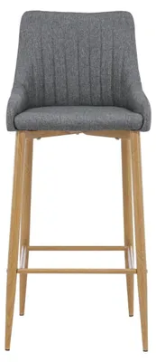 Image de Plaza tabouret de bar gris.