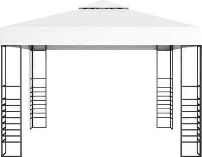 Obrázok produktu pre vidaXL Záhradný pavilón 3 × 3 m biely