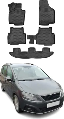 Produktbild von 2010-2015 Seat Alhambra Fußmatten TPE Schwarz 5 tlg