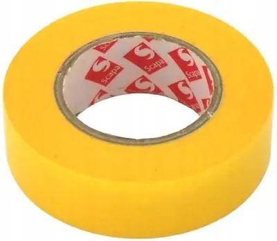 Produktbild von Scapa 2701 PVC Isolierband Gelb 19mm x 20m