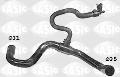 Produktbild von SASIC Kühlerschlauch Wasserschlauch passend für PEUGEOT 307 (3A/C) SWH0474