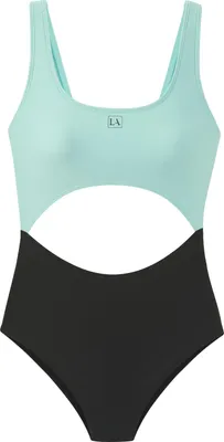 Produktbild von LASCANA ACTIVE Badeanzug schwarz-mint Größe 40