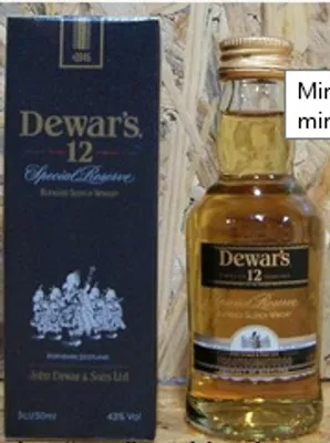 Produktbild von Miniatura white label 12 estuchado Caja 12 Ud. Whisky Schottland 60.00 cl 40.0 %