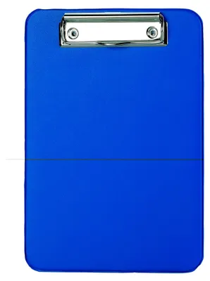 Produktbild von Klemmbrett DIN A5 Hochformat, blau, Kunststoffüberzogen, 1 Stück