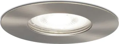 Image de HOFTRONIC - Spot LED encastrable 4W 345lm 6500K GU10 Rond IP65 inox