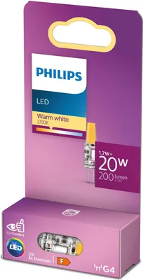 Produktbild von Leuchtmittel Philips G4 1,7 Watt LED warmweiß 200 Lumen