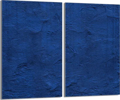Immagine prodotto di Piastre copriforno 2 pezzi 30x52 Vetro copriforno in Vetroceramica, blu ardesia