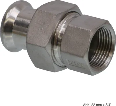 Produktbild von VSH XPress Edelstahl R2738, Durchgangsverschraubung I/IG, 28 mm x 1"