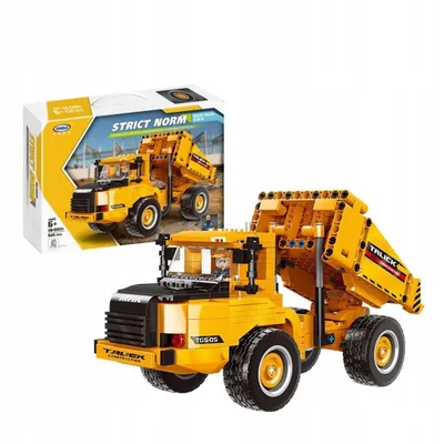 Immagine prodotto di Camioncino dei blocchi da costruzione - 545 pezzi, compatibile Technic, auto da costruzione con cassone sollevabile