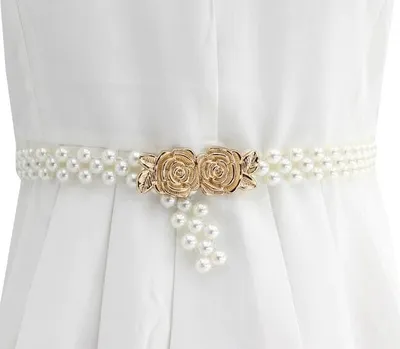 Immagine prodotto di Cintura di perle - Stile - Donna - Comfort - Elastico - Flessibile - Perle di alta qualità