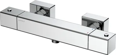 Produktbild von Avapax | Duscharmatur - Chrom Glänzend - Thermostat - Messing - Geometrisches Design