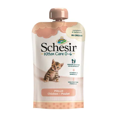 Produktbild von Kätzchencreme 0-6 Huhn 150g Schesir - Malanico