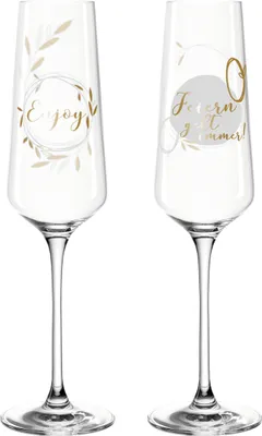 Produktbild von Leonardo Sektgläser 2er Set Presente Feiern 280 ml