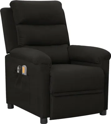 Obrázok produktu pre vidaXL Masážne kreslo Electric Black Fabric