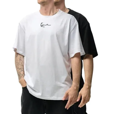 Produktbild von Karl Kani Herren 6060270 Small Signature Essential Tee 2 Pack black/white S