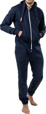 Produktbild von O'Poppy Jumpsuit Herren mit spitzer Kapuze navy