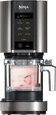 Produktbild von NINJA Eismaschine CREAMi Eismaschine & Dessertmaschine mit 3 Behältern, 7 Progr., 1,40 l, Speiseeismaschine Eisbereiter, Speiseeismaschine