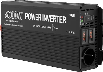 Obrázek produktu pro Měnič napětí, výkon 3000 W, efektivní výkon, 5000 W-12V-220V-50HZ
