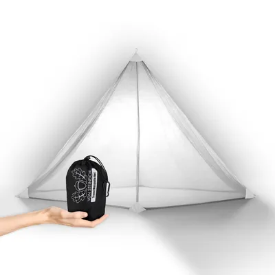 Obrázok produktu pre VON STEINEICH® Moskytiéra [Travel] Praktická cestovná moskytiéra | 220cm x 170cm | Ľahká cestovná moskytiéra s taškou na kempovanie, dovolenku a turistiku