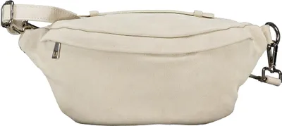 Produktbild von Hausfelder Manufaktur Gürteltasche / Umhängetasche Velours Beige onesize