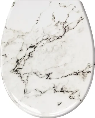 Produktbild von Kleine Wolke WC-Sitz MARBLE Anthrazit mit Absenkautomatik und Easy Clean