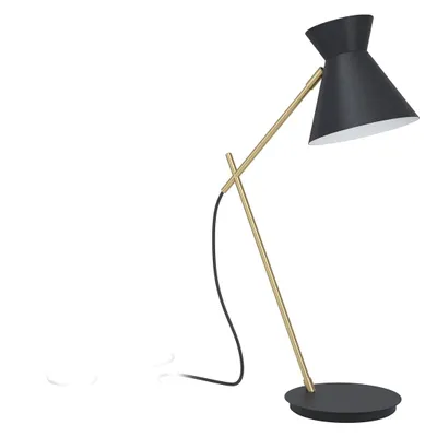 Obrázek produktu pro Eglo 98864 AMEZAGA E27 stolní lampa 355x160mm černá mosaz