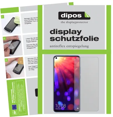 Produktbild von 2x Schutzfolie für Honor V20 matt Displayschutzfolie Folie Display Schutz dipos