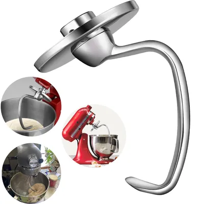 Deeghaak für KitchenAid Standmixer, 4,5–5 Qt, Edelstahl