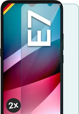 Produktbild von Glas Schutzfolie für Motorola Moto E7, Stückzahl:2er Set