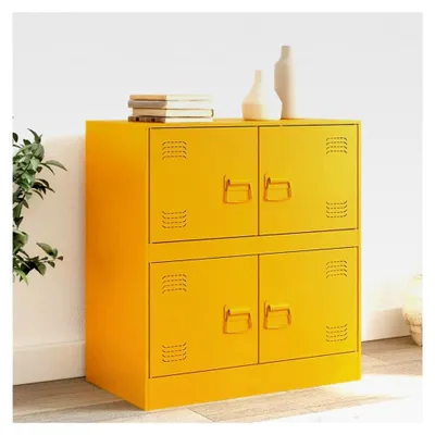 Produktbild von Sideboard, Senfgelb, 67 x 39 x 73 cm, Stahl