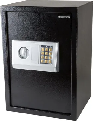 Produktbild von Digitaler Safe Elektronischer Tresor | Stahlsafe mit Tastatur & Notfallschlüssel | Sicherheit für Geld Schmuck Dokumente | Für Zuhause & Büro Schwarz