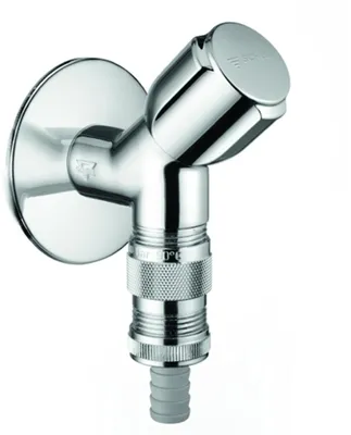 Produktbild von Schell Geräteschrägsitzventil COMFORT chrom, mit Schlauchplatz-Sicherung 1/2"