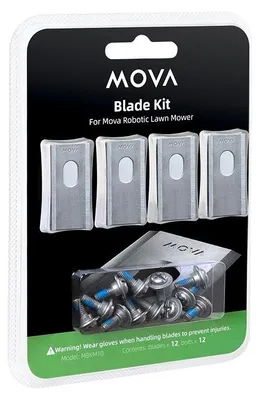 Produktbild von Dreame MBKM10, Rasenmäherklinge, Dreame, Mova 1000, Mova 600, Schwarz, Grün, Metallisch, Weiß, 160 mm, 120 mm