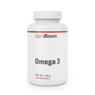 Zdjęcie produktu dla GymBeam - Omega 3 120 niearomatyzowanych kapsuek