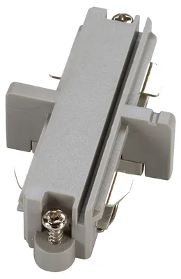 Produktbild von SLV 143092 Längsverbinder für 1-Phasen HV-Stromschiene silbergrau elektrisch