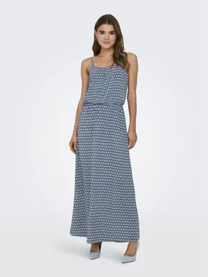 Produktbild von Only Winner ärmelloses Langes Kleid Blau 34 Frau Blau 34
