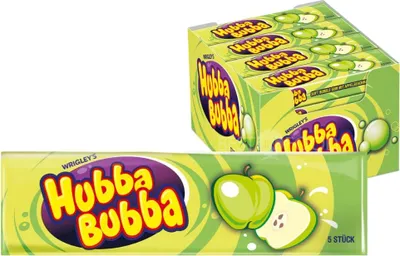 Produktbild von Wrigleys Hubba Bubba Apfel 5er