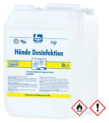Immagine prodotto di Disinfezione Delle Mani Bech.5L