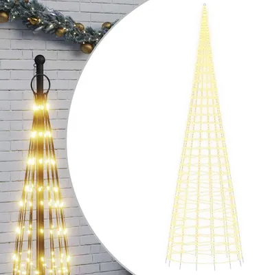 Produktbild von vidaXL LED-Weihnachtsbaum 3000 LEDs Warmweiß 800 cm